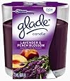 Glade Candle, Lavender and Peach Blossom, 4 Ounce