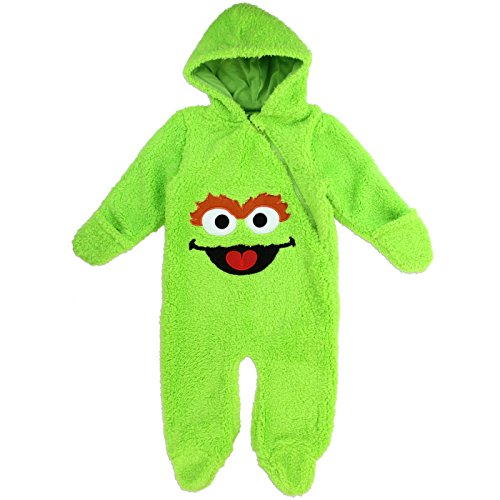 Sesame Street Baby Boys Hooded Sherpa Bunting Pram