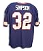 Autographed OJ Simpson Throwback Blue Bills Jersey