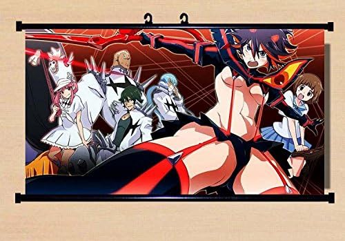 Home Decor Kill la Kill Cosplay Fabyic Wall Scroll Painting Poster 22 X 16 Inches