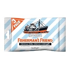 Fisherman's Friend Extra Stark ohne Zucker 3er Beutel, 4er Pack (4 x 60 g)