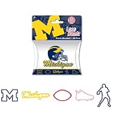 Forever Collectibles NCAA Michigan Wolverines Michigan Logo Bandz Bracelets 2nd Version