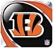 bengal17 - Cincinnati Bengals Team Logo Vortex Sublimated Mouse Pad