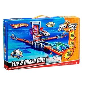 Hot Wheels Flip and Crash Duel Trick Track Set by Hot Wheels