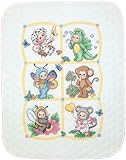 BABY HUGS COSTUMED BABIES QUILT STAMPED CROSS STITCH KIT-34X43