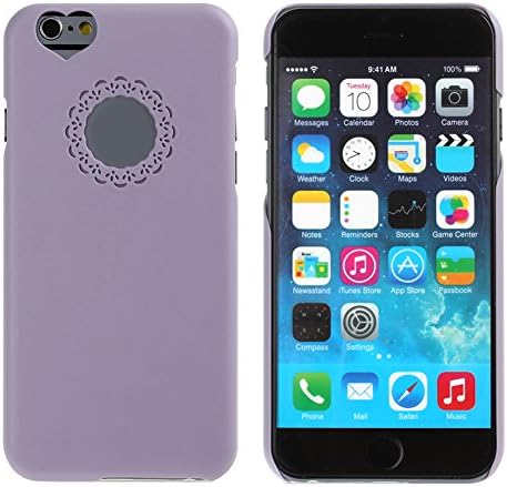 ZCARGEL(TM)iPhone 6 Plus Case,Case for iPhone 6 Plus,Cover for iPhone 6 Plus 5.5", Candy Shell Hard Case Cover for iPhone 6 Plus 5.5",Cute Hollow-out Case for iPhone 6 Plus 5.5 inch with 1pcs Zcargel Wrist Strap(Purple)