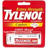 Tylenol Extra Strength Pain Reliever & Fever Reducer Caplets-10 count