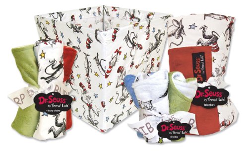 Trend Lab Dr Seuss Cat in the Hat Gift Set