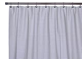 Logan Gingham Check Print Bathroom Shower Curtain, Linen