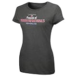 MLB Washington Nationals Women'S Short Sleeve Crew Neck Tee (Pro Carbon Heather, Small)