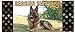 PCA German Shepherd Pen with Grip, Dog Series, Black Trim and Black Ink (PGDS02A)