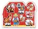 Melissa & Doug Large Farm Knob Puzzle