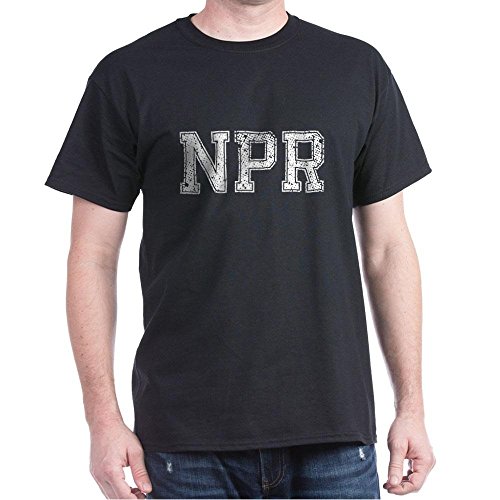 CafePress - NPR, Vintage, - Dark T-Shirt