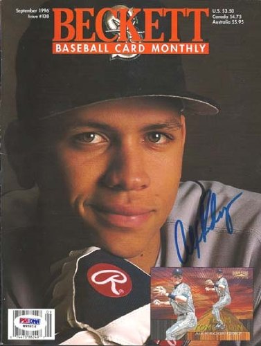 Alex Rodriguez Autographed/Hand Signed Beckett Magazine PSA/DNA #M95816