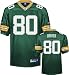 Donald Driver #80 Green Bay Packers Authentic NFL Player Jersey by Reebok (Team Color)