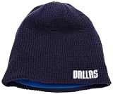 NBA Men's Reversible Knit Hat - Ke82Z, Dallas Mavericks, One Size , Dallas Mavericks , Dark Navy/Bright Blue