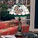 North Dakota Fighting Sioux Stained Glass Table Lamp