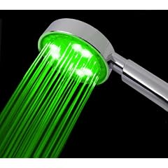 ***Neuheit***Incutex Wellnessbrause, Brausekopf, Brause, showerhead, LED Shower, Duschkopf, LED Brausekopf mit LED Beleuchtung, Dusche, Handbrause, Bad und Dusche
