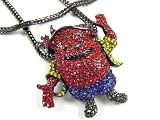 Iced Out Kool Aid Man Hip Hop Pendant Bk Franco Chain