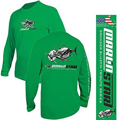 Marlinstar GTS USA Grander Bluefin Tribute Long Sleeve Shirt - Green - Medium