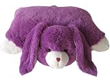 My Pillow Pets-Bunny Pillow Pets 19'' Large Stuffed Plush Animal + Free Amber Color Evil Breastleast (Good Luck Charm Breastleast) $14.99 Value