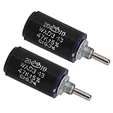 Yibuy 2PCS 2W 47KΩ Multi-Turn 10 Turns Linear 精密ポテンショメータ