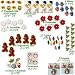 Christmas Cake Decorations - Sugar Pantry Package 2 - 83 Pieces Total