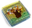 Genuine Murano Glass Paperweight, 24k Gold with Embedded Tree of Life Design, Gift Boxed