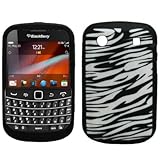 EMPIRE Black and White Zebra Stripes Design Silicone Skin Case Cover for Ve ....
