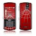Webslinger Design VERTICAL CAMERA Original Pearl 8110/ Pearl 8100 Cell Phone Protective Skin Decal Sticker