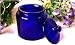 VINTAGE STYLE Cobalt Blue Glass Jar