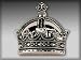 Silver Star "Crown Buckle" Silver Chrome Belt Buckle