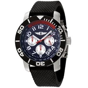 I By Invicta Men’s Chronograph Stainless Steel Black Rubber Watch #41701-003