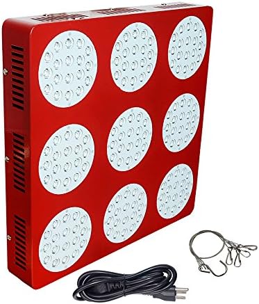 Led Grow Light with Full Spectrum for Hydroponic Indoor Greenhouse/Garden Plant Growing, 300W True Watt Panel