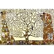 Gustav Klimt Tree of Life Golden Art Print Poster - 36x24