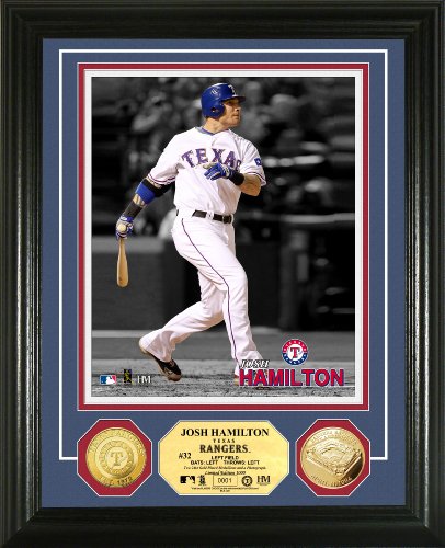 Highland Mint MLB Texas Rangers Josh Hamilton 