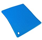 SiliconeZone Grid Potholder, Bright Blue