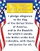 Teacher Created Resources Pledge of Allegiance Chart, Multi Color (7631)