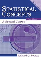 Statistical Concepts: A Second Course