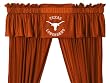 NCAA University of Texas Longhorns - 5pc Jersey Drapes-Curtains and Valance Set