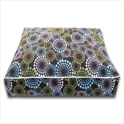 Rectangle Daisy Dot Medium Dog Bed