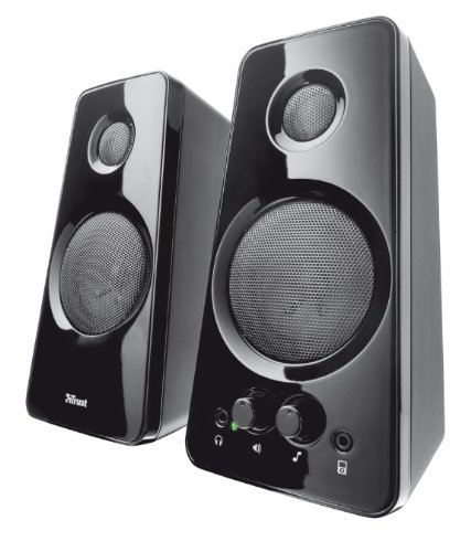 Trust Tytan 2.0 Lautsprecher mit Subwoofer (18 Watt RMS) schwarz Preisvergleich