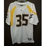 Owen Schmitt West Virginia Mountaineers #35 Yellow Youth Large Jersey
