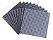 Strictly Briks Compatible with Lego Classic Stackable Baseplates, Building Briks for Towers, Shelves, and More, Compatible with All Major Brands, Light Gray, 10 Base Plates & 40 Stackers, 6x6 Inches