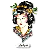 Ed Hardy Rhinestone Decal - Geisha