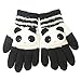 Liying Cute Cartoon Touch Screen Gloves Women gloves Arm Warmer Gloves for girls, ladies, women, female, Christmas gifts, Birthday gifts, etc. (black white cat)