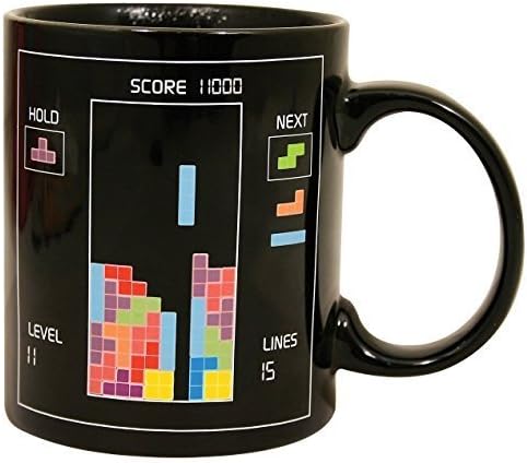 Hank Bo Tetris Heat Change Mug by Hank Bo