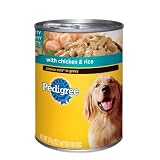 Pedigree Choice Cuts in Gravy with Chicken and Rice Food for Adult Dogs, 13.2-Ounce Cans...