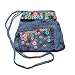 Denim Shoulder Bag with Button Beads Crafted from Vintage Denim