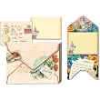 Tea and Cakes Romantic Mini Notepads with Magnet, Punch Studio